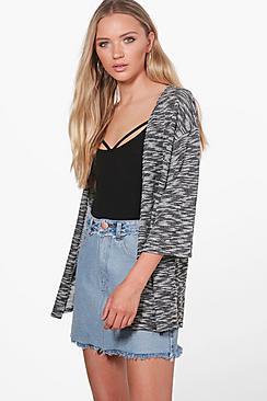 Boohoo Jasmine Marl Knit Cardigan
