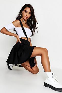 Boohoo Pinafore Skirt