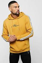 Boohoo Man Signature Hoodie With Contrast Tape