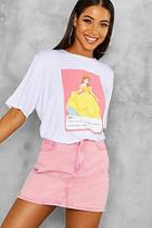 Boohoo Disney Belle Meme T-shirt