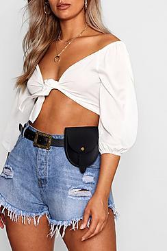Boohoo Plus Belted Bum Bag
