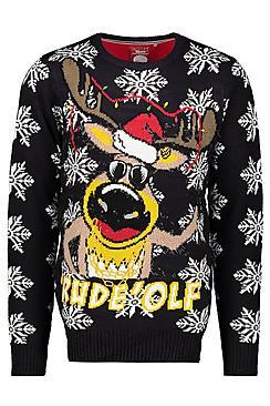 Boohoo Novelty Rude-olf Christmas Jumper