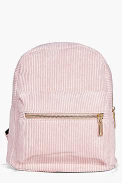 Boohoo Lois Cord Rucksack