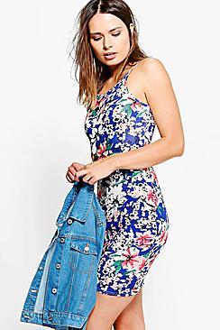Boohoo Julia Strappy Bodycon Dress