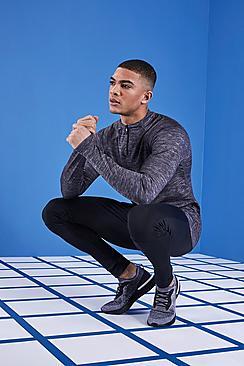 Boohoo Man Gym Raglan Funnel Neck Top