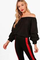 Boohoo Alexis Off The Shoulder Ruffle Blouse