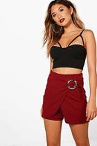 Boohoo Elsie O Ring Skort