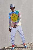 Boohoo Lil Wayne Smiley Oversized License Tie-dye T-shirt