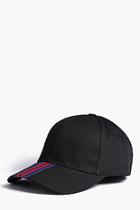 Boohoo Stripe Tape Peak Detail Cap