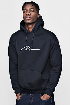 Boohoo Man Signature Print Hoodie