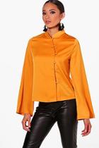 Boohoo Lily Mandarin Collar Jacket