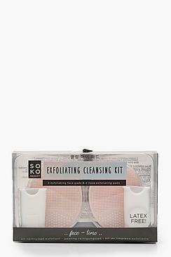 Boohoo Soko Exfoliating Cleansing Face 4 Piece Set