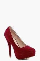 Boohoo Alice Round Toe Platform Court
