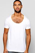 Boohoo Basic Scoop Neck T Shirt White