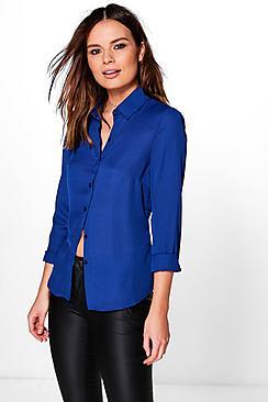 Boohoo Evie Chiffon Shirt