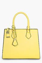 Boohoo Lily Structured Tote Day Bag