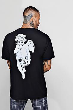 Boohoo Oversized Young Thug Cherub License Back Print T-shirt