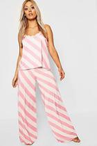 Boohoo Gemma Collins Lace Trim Cami Pj Set