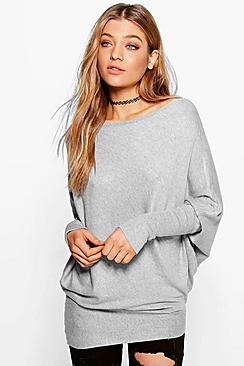 Boohoo Caitlin Oversized Fine Knit Jumper
