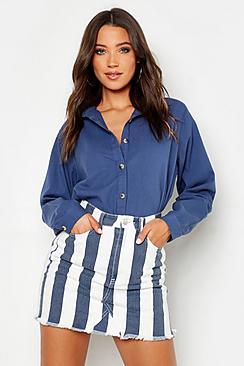 Boohoo Tall Utility Shirt