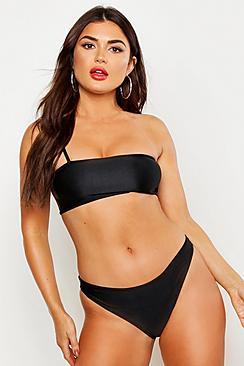 Boohoo One Shoulder Bikini