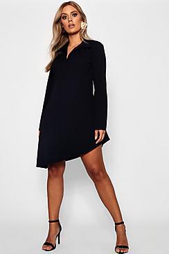 Boohoo Plus Shirt Dress