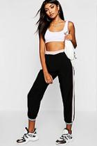 Boohoo Woven Colour Block Jogger