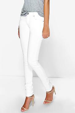 Boohoo Tall Cleo White Skinny Jean