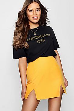 Boohoo Petite Mel Copenhagen Slogan Tee
