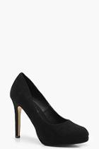 Boohoo Maya Platform Round Toe Courts