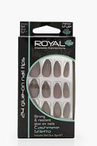 Boohoo Cashmere Stiletto 24 Nail Tips