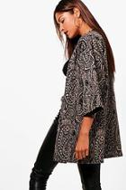 Boohoo Alice Jacquard Duster