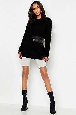 Boohoo Tall V Back Jumper Dress