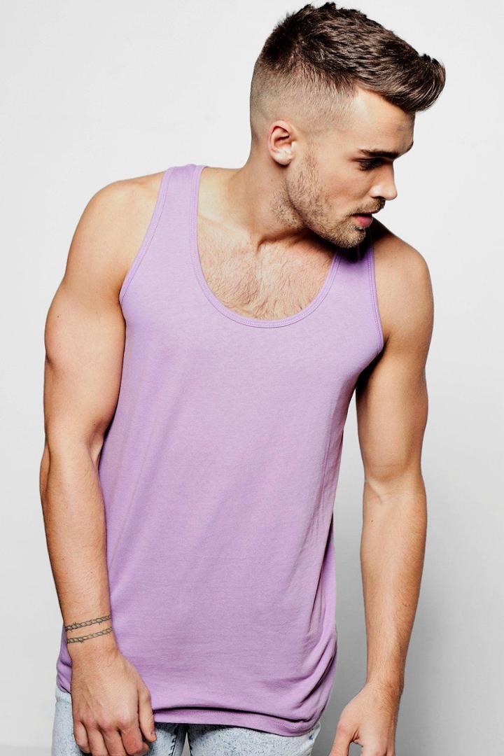 Boohoo Basic Tank Top Lilac