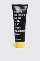 Boohoo Manatonicals Fresh Hair & Body Wash