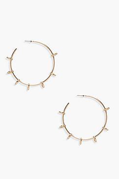 Boohoo Ella Circle Detail Hoops