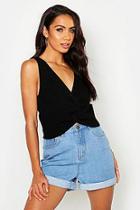 Boohoo Twist Front Sleeveless Jumper