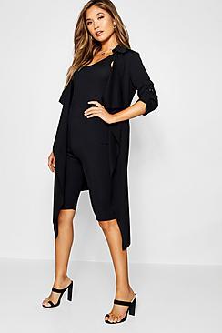 Boohoo Water Fall Duster Jacket