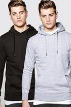 Boohoo 2 Pack Over The Head Hoodie