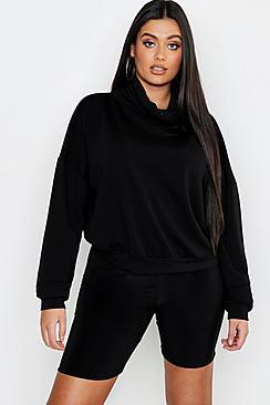 Boohoo Plus Roll Neck Sweat