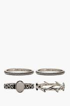 Boohoo Simple Boho Stackable Ring Pack