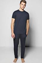 Boohoo Stretch Lounge Short Sleeve T-shirt Pj Set