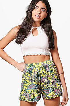 Boohoo Jeane Floral Hippy Shorts