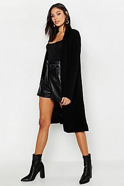 Boohoo Tall Long Edge To Edge Cardigan
