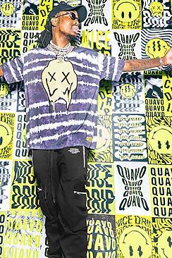 Boohoo Quavo Slim Fit Cargo Joggers