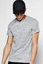 Boohoo Stripe Knitted T-shirt