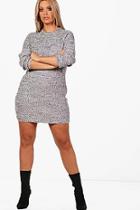 Boohoo Plus Hannah Longline Jumper Dress