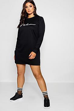 Boohoo Plus Woman Sweat Dress