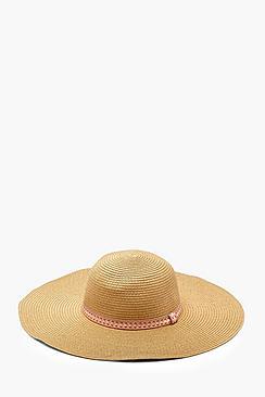 Boohoo Georgie Aztec Trim Floppy Hat