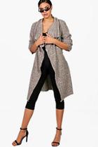 Boohoo Harper Knitted Wrap Cardigan